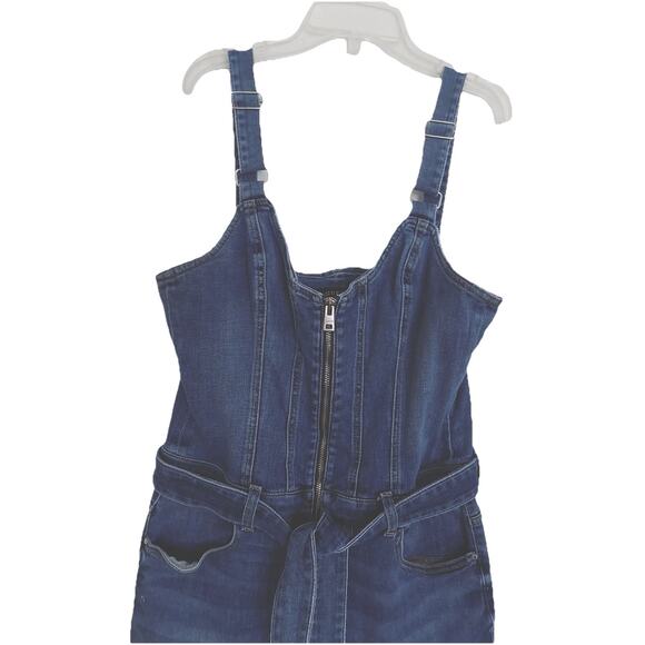 GUESS denim jumpsuit overalls size Large - Picture 2 of 7